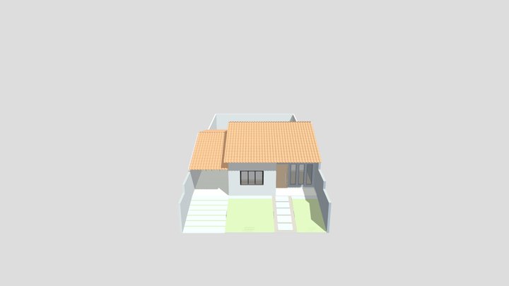 Projeto Arquitetônico Residência Unifamiliar 3D Model