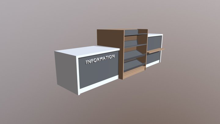 Infodesk 3D Model