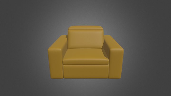 Barcelona Home Theater Seating 3D Model