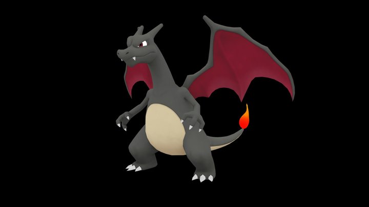 Shiny Charizard (Official) 3D Model
