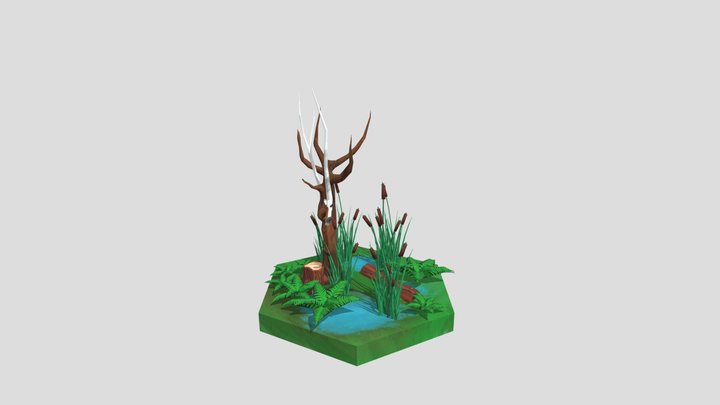 Swamp Lvl3 3D Model