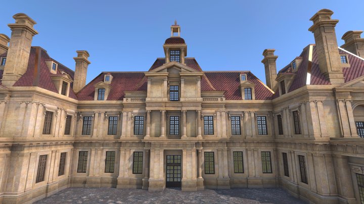 Maisons-Laffitte Castle 3D Model