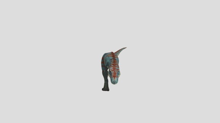 Rampaging T- Rex 3D Model
