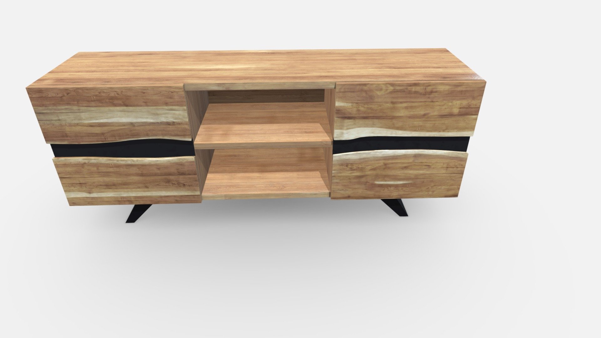 Kave Home Uxia Tv 3D model by VirtualAge (jawatr) [26602be