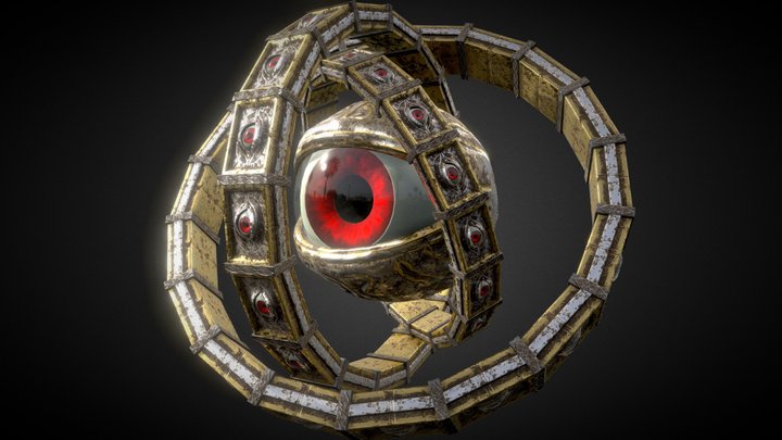 Ophanim Angel 3D Model