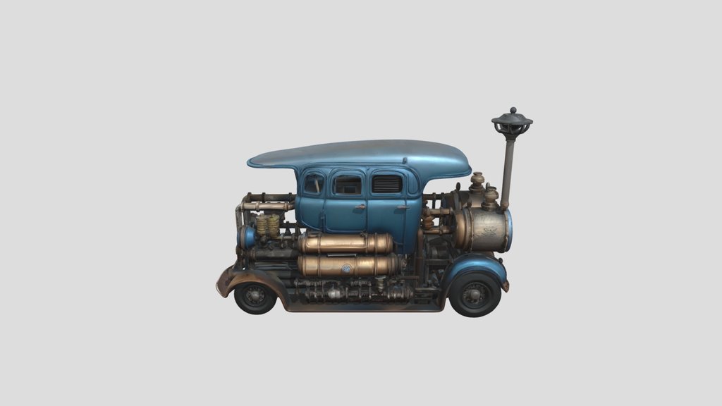 Steampunked Mobile Generator.
