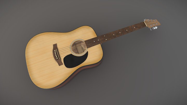 Guitar 3D Model