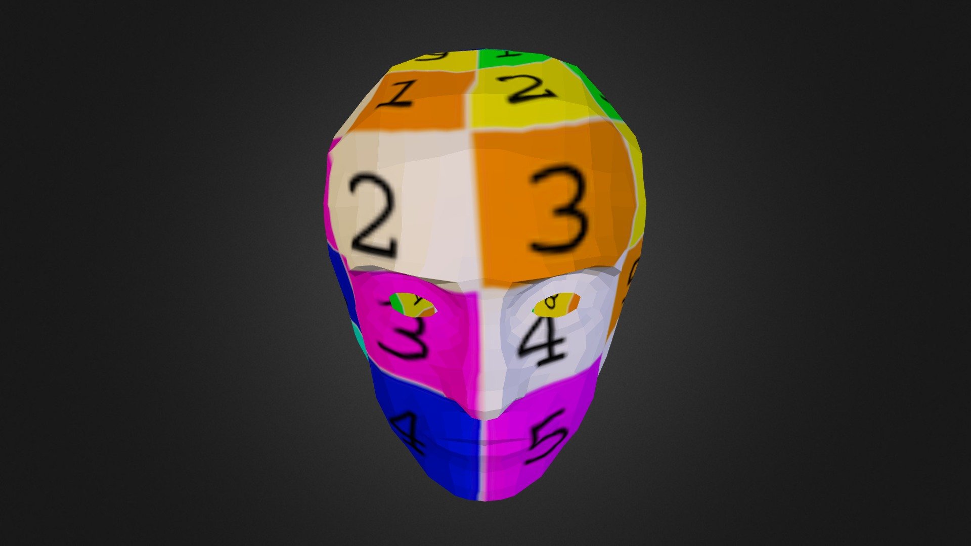 Andrew Garfield Retopology (checker textured) 3D model by kgallagher1