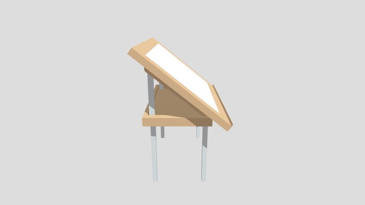 Drafting Table 3D Model