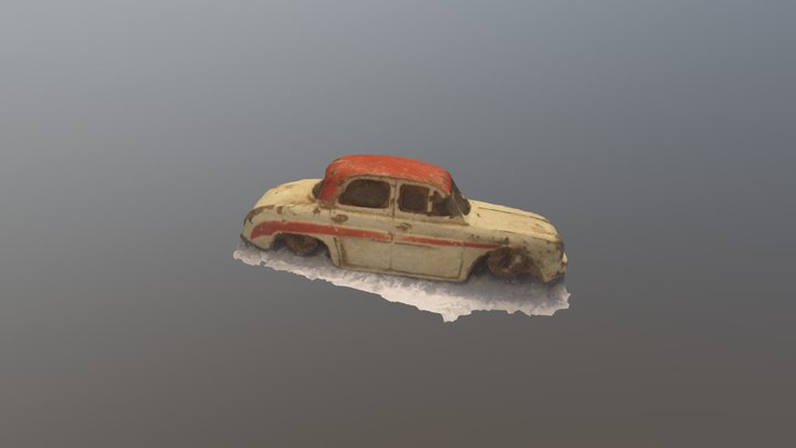 Old Toy Car 3D Model