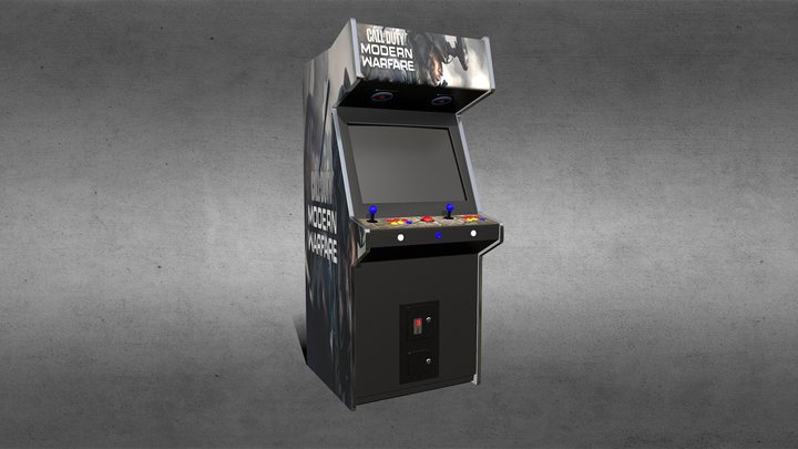 Arcade Video Game Maschine 3D Model