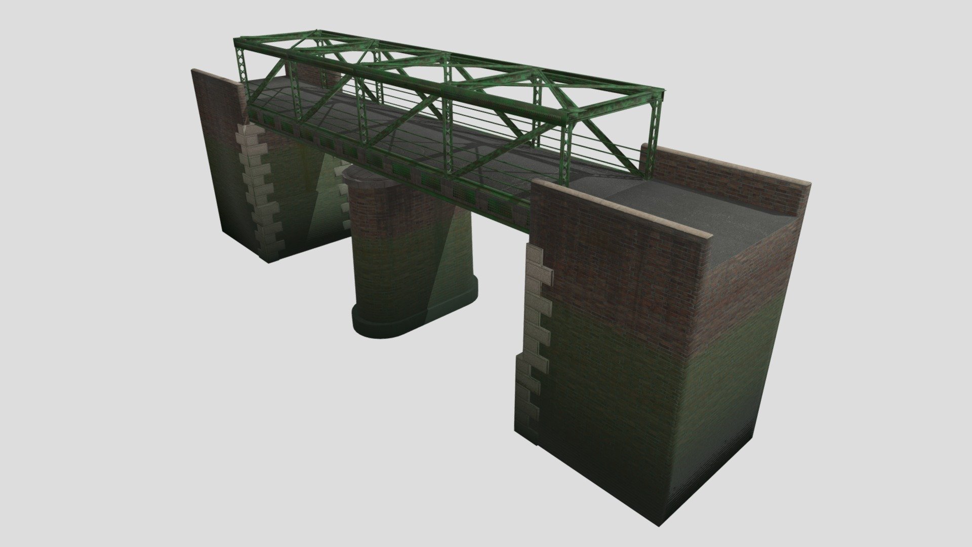Industrial Eiffel style bridge