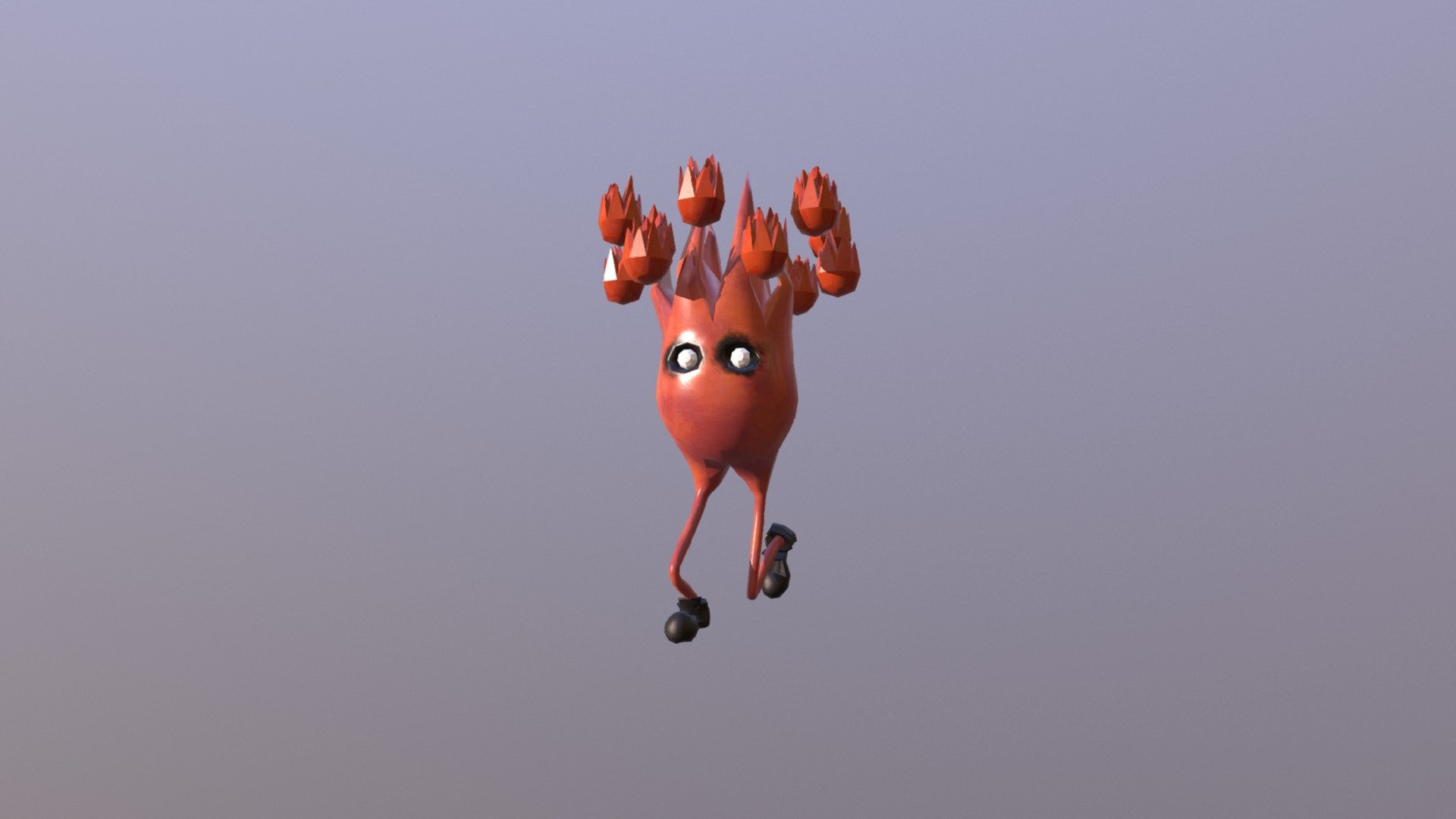 Fire Dude Walk Cycle