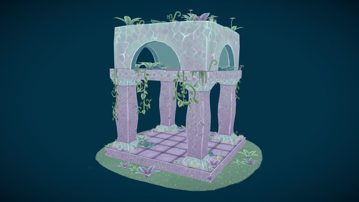 Ancient Temple 3D Model