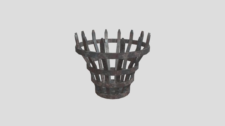 Fantasy Fire Pit Brazier ( Medieval Iron Stand )