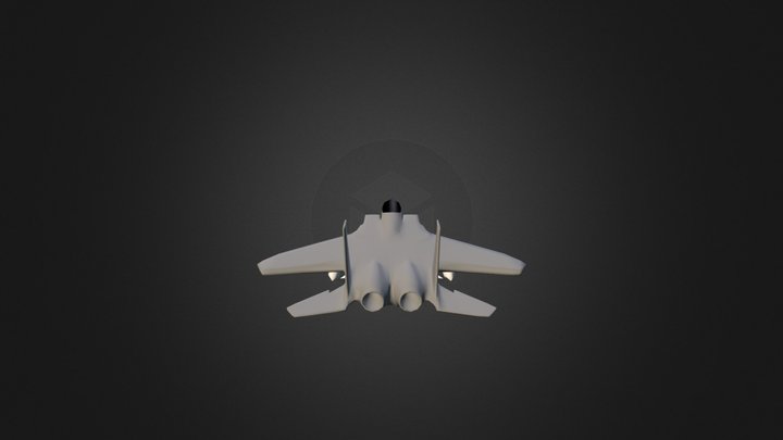 F15 McDonnell Douglas (no subdivision) 3D Model