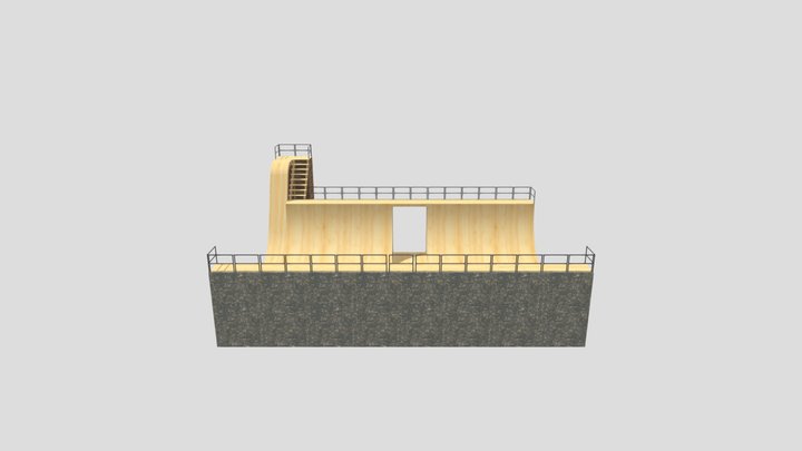 Halfpipe Model 3D Model