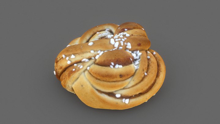 Cinnamon roll – Modello 3D gratuito STL