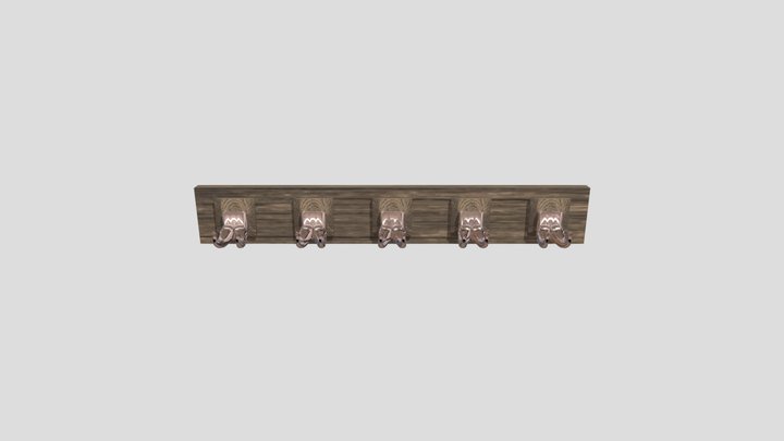 Coat Rack 3D Model