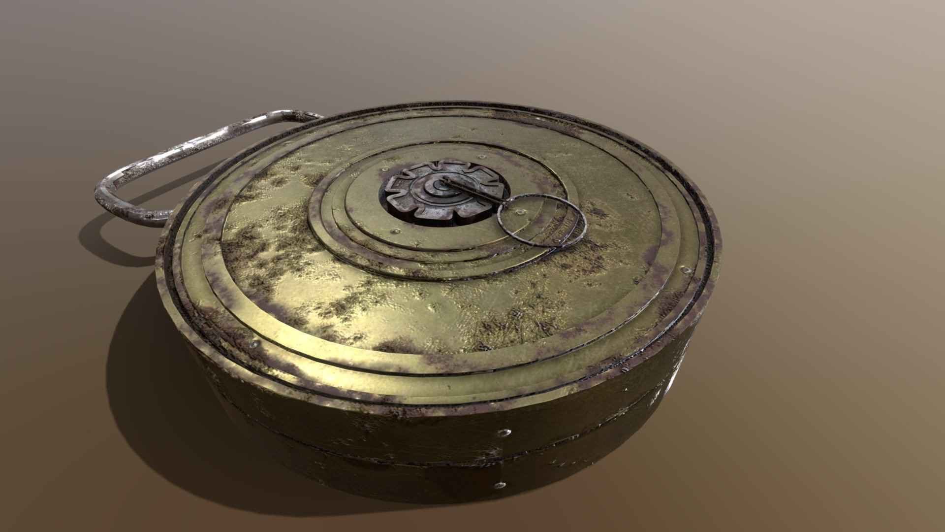 Rusted WW2 Landmine - Download Free 3D model by Skipperino [266a00c ...