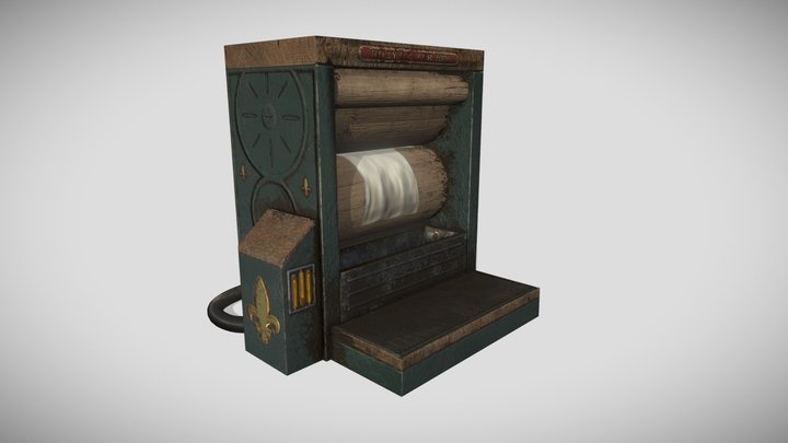 Antique Dryer 3D Model