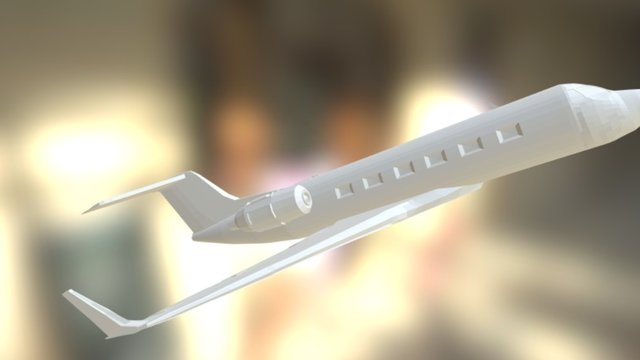Avion Jet. 3D Model