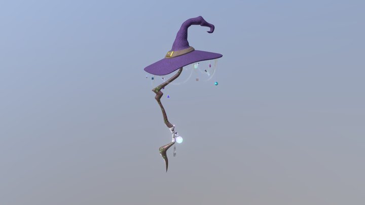 HAT STAFF 3D Model