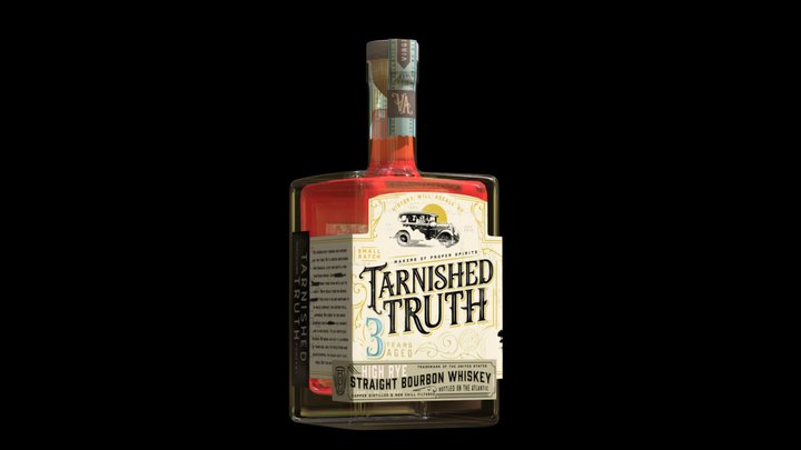 Whiskey Bottle - Tarnished Truth 3D Model