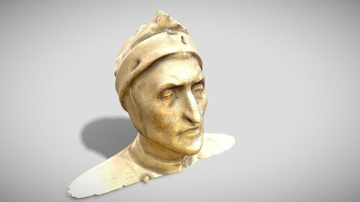Dante - Busto (LowPoly). Miriam Martínez 3D Model