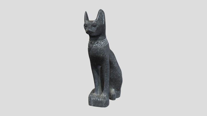 Gato egipcio 3D Model