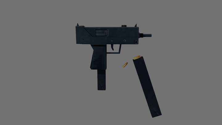 Mac10 [psx] 3D Model