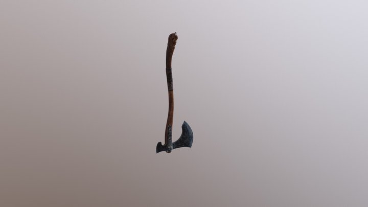 God Of War Axe 3D Model