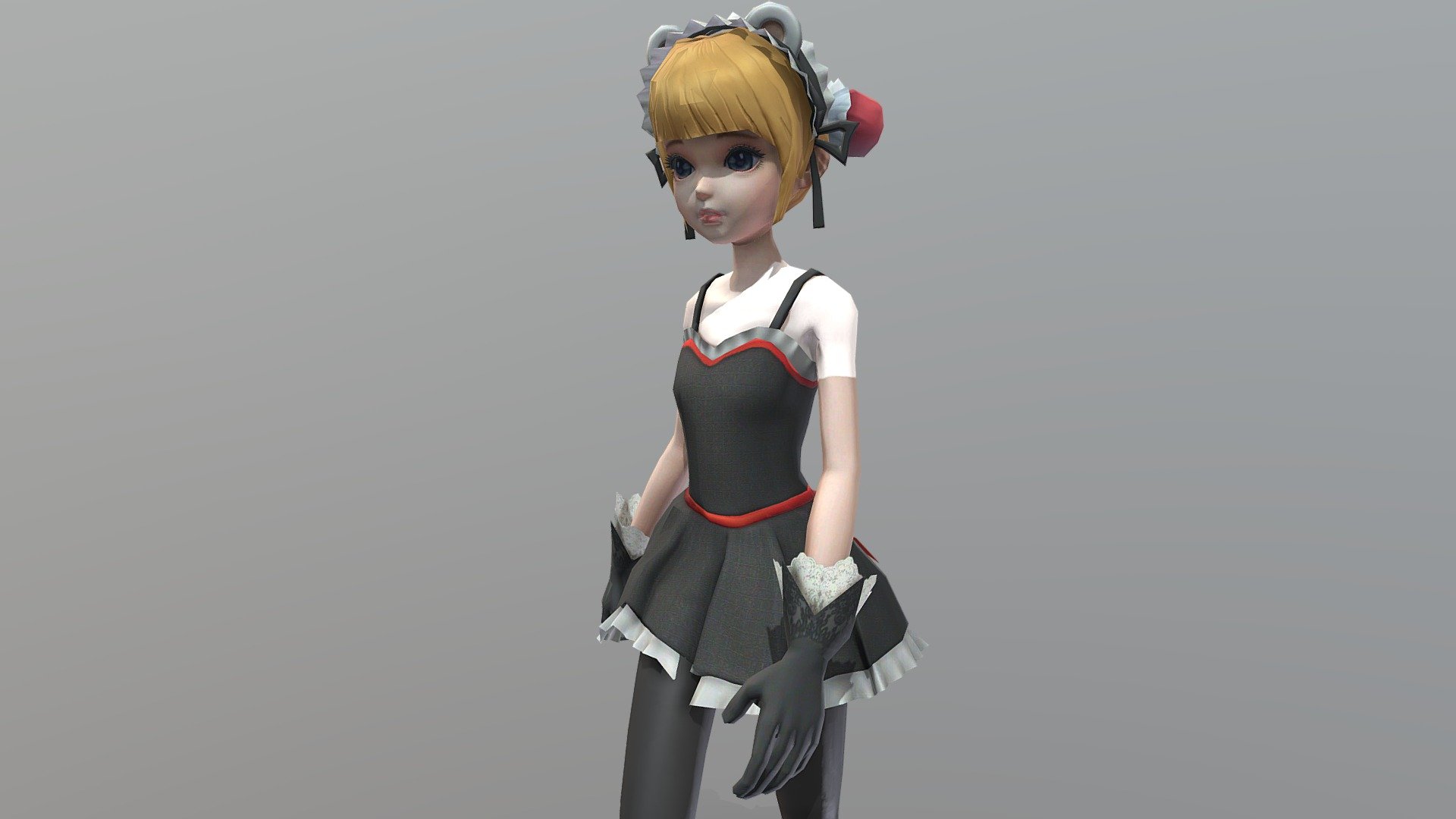 character girl animated walk - Download Free 3D model by Unity (shehab ...