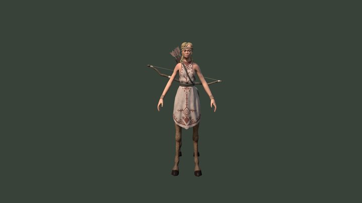 GART_220_Centaur 3D Model