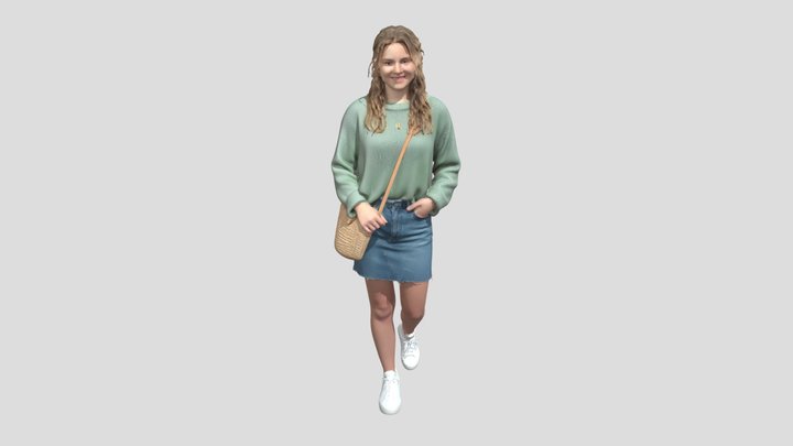 Sage Green Sweater Street Style – Modelo 3D gratuito STL
