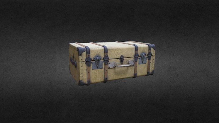 THE OLD TRAVEL CASE 3D Model