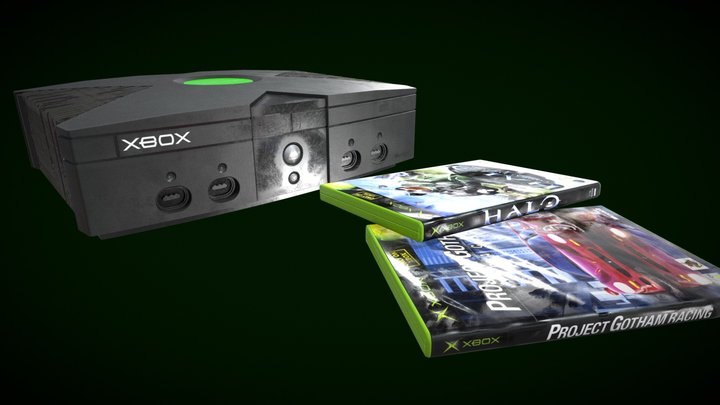 Original Xbox Console 3D Model