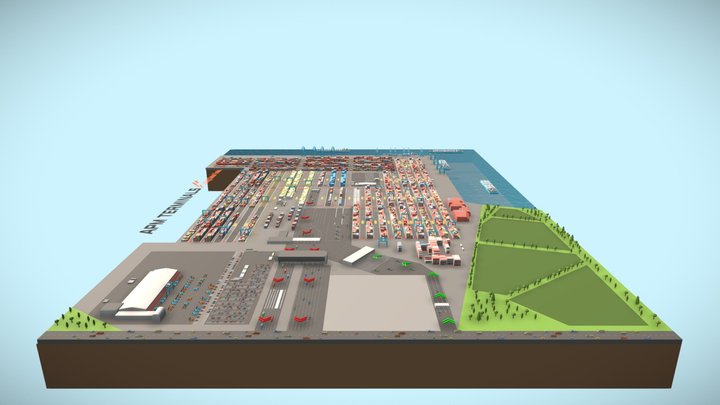 Port_Elizabeth 3D Map 3D Model