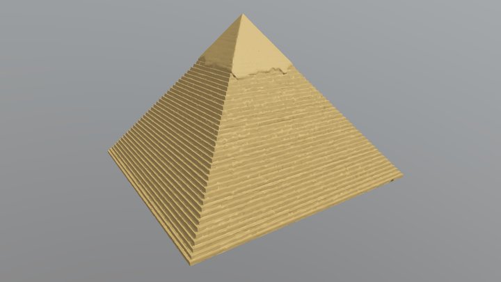 La Gran Pirámide de Guiza 3D Model