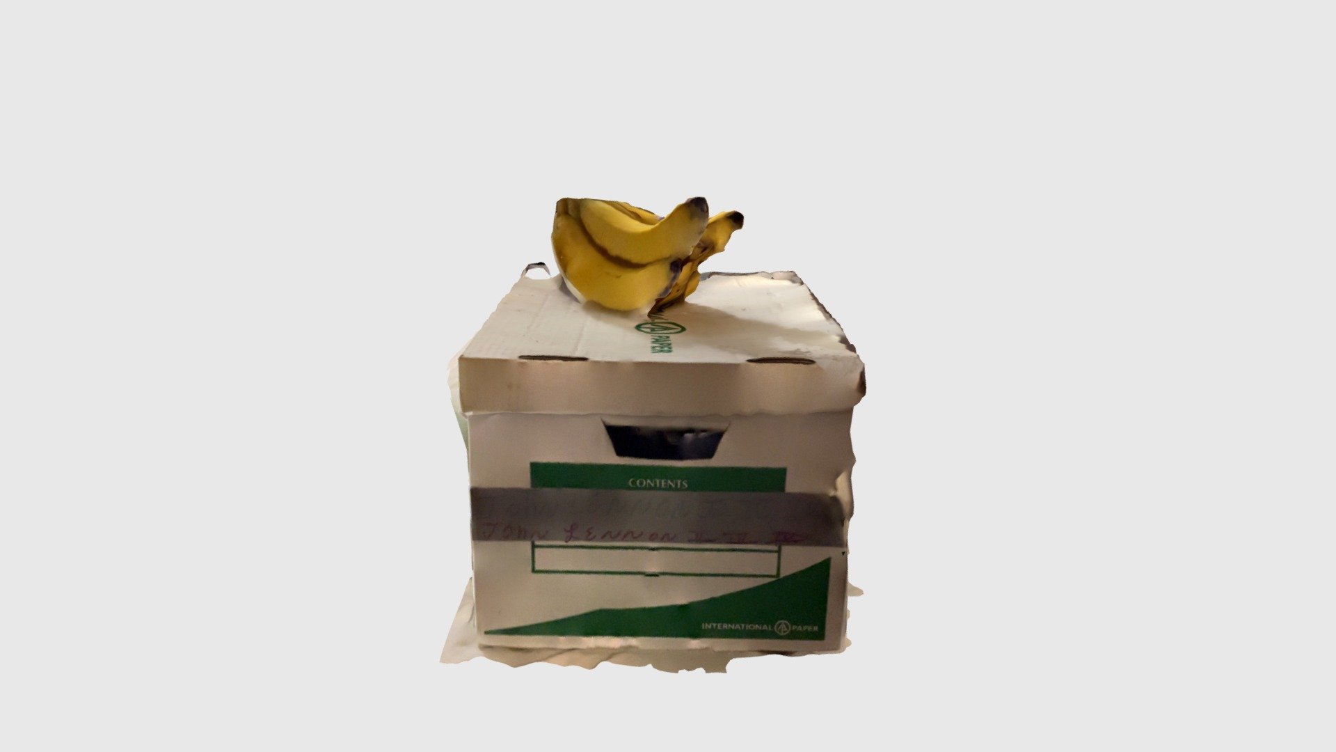 John Lennon box yellow