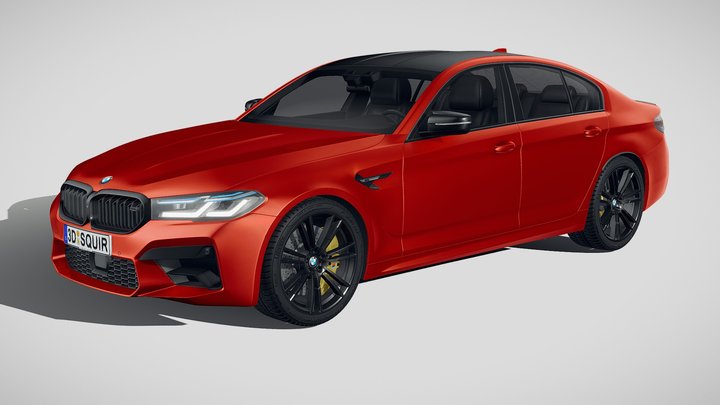 BMW M5 F90 2021 3D Model