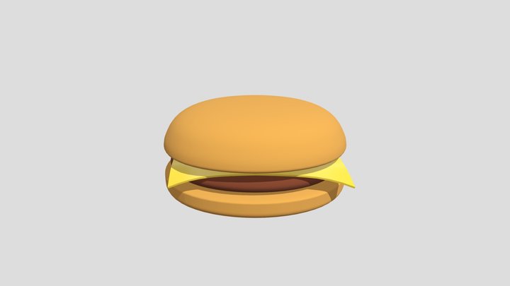 Cheeseburger 3D Model