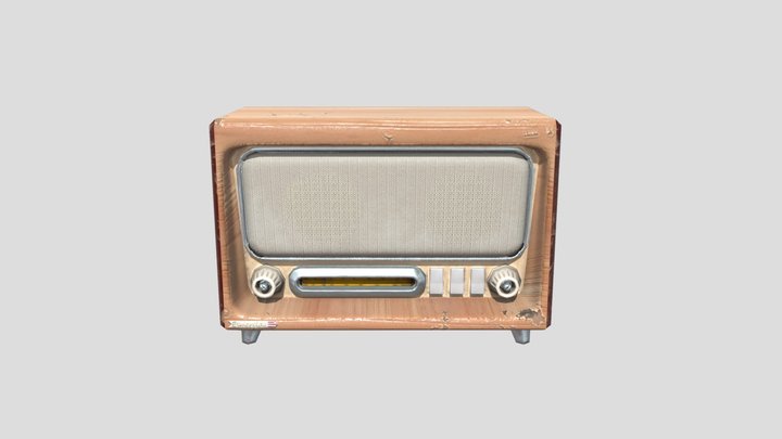 Old Radio 3D Model