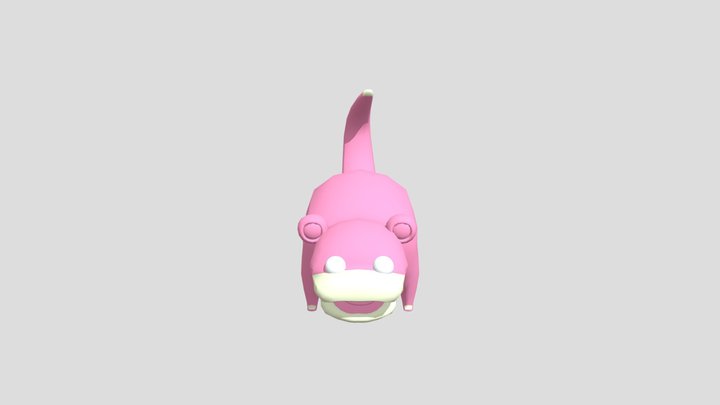 Slowpoke 3D Model