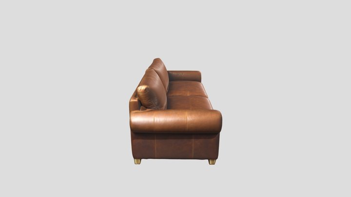 a comfy looking couch 3D Model