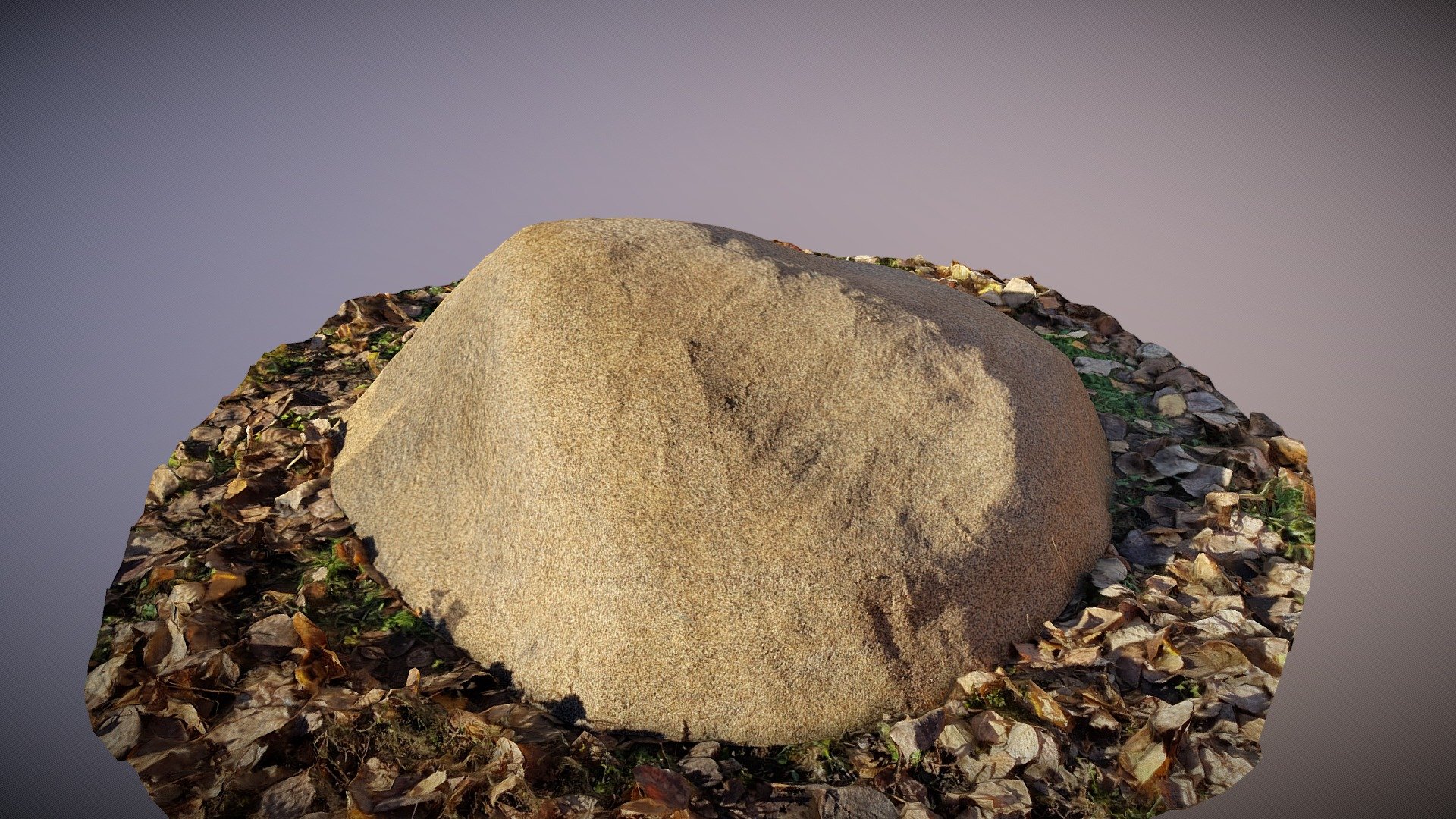 Декоративный камень на люк D95/40 - коричневый — Sketchfab embed 3D viewer