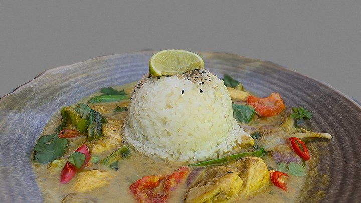 Wagamama chicken raisukaree – Modelo 3D gratuito STL