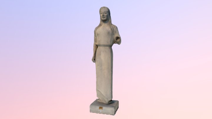 Koré au péplos - MuMo Lyon 2 3D Model