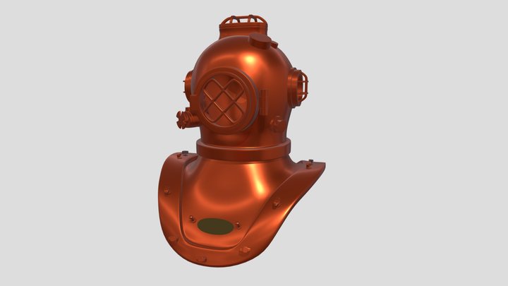 Diverhelmet 3D Model