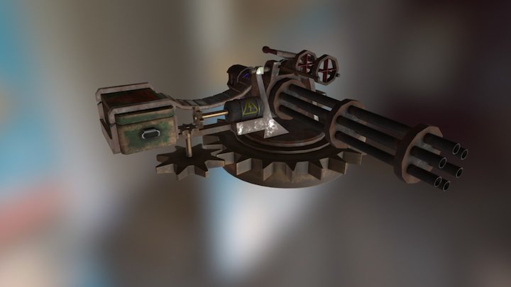 Pulemet 3D Model